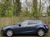 Used Mazda 3 105 HP (77 kW) 2017 Blue Hatchback