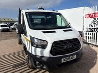 Used Ford Transit 130 HP (95 kW) 2019 White Cabriolet