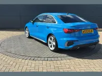 Used Audi A3 S-Line 147 HP (108 kW) 2023 Blue Sedan