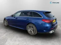 Used Mercedes C200 AMG line 204 HP (150 kW) 2022 Blue Estate