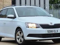Used Skoda Fabia SE 2018 White Estate