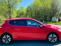 Used Nissan Pulsar N-TEC 110 HP (80 kW) 2014 Red Hatchback