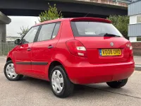 Used Skoda Fabia 60 HP (44 kW) 2008 Red Hatchback