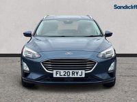 Used Ford Focus Titanium 125 HP (91 kW) 2020 Chrome blue (premium paint) Estate