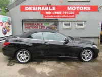 Used Mercedes E220 AMG 2014 Black Cabriolet