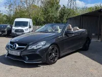 Używany Mercedes E350 AMG line 258 KM (189 kW) 2015 Czarny Kabriolet