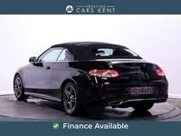 Used Mercedes C200 AMG line 2021 Black Cabriolet
