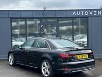Used Audi A4 S-Line 150 HP (110 kW) 2018 Black Sedan