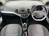 Used Kia Picanto 65 HP (47 kW) 2016 Black Hatchback