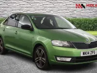 Used Skoda Rapid Sport 105 HP (77 kW) 2014 Green Hatchback