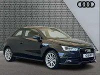 Used Audi A1 S-Line 94 HP (69 kW) 2018 Black Hatchback