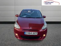 Used Mitsubishi Mirage 2014 Red Hatchback