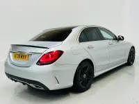 Used Mercedes C220 AMG Line Premium Plus 194 HP (142 kW) 2019 Silver Sedan