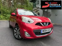 Used Nissan Micra Tekna 80 HP (58 kW) 2015 Red Hatchback