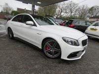 Used Mercedes C63S AMG 2019 White Sedan