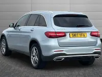 Used Mercedes GLC220 AMG line 168 HP (123 kW) 2017 Diamond silver SUV