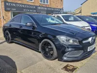 Used Mercedes CLA180 AMG line 122 HP (89 kW) 2018 Black Sedan