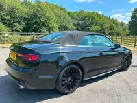 Used Audi A5 Cabriolet S-Line 252 HP (185 kW) 2017 Black Cabriolet