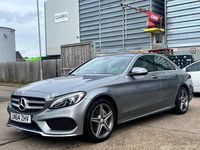 Used Mercedes C220 AMG line 170 HP (125 kW) 2014 Silver Sedan