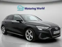 Used Audi A3 Sportback S-Line 150 HP (110 kW) 2023 Black Hatchback