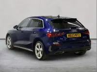 Used Audi A3 S-Line 110 HP (80 kW) 2023 Blue Sedan