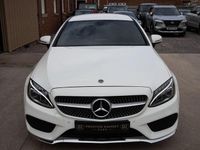 Used Mercedes C220 AMG line 170 HP (125 kW) 2018 White Coupe