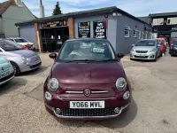 Used Fiat 500 Lounge 69 HP (50 kW) 2016 Red Hatchback