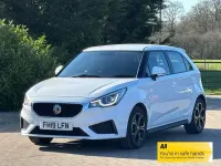 Used MG MG3 Excite 106 HP (77 kW) 2019 White Hatchback