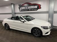 Used Mercedes C220 Premium Plus 170 HP (125 kW) 2017 White Cabriolet