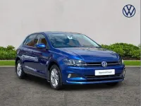 Used VW Polo SE 95 HP (69 kW) 2019 Blue Hatchback