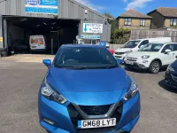 Used Nissan Micra Acenta Limited Edition 90 HP (66 kW) 2019 Blue Hatchback