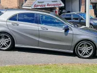 Used Mercedes A220 AMG line 177 HP (130 kW) 2017 Mountain grey Hatchback