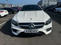Used Mercedes E220 AMG line 194 HP (142 kW) 2018 White Coupe