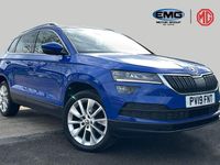 Used Skoda Karoq SE L 115 HP (84 kW) 2019 Blue SUV