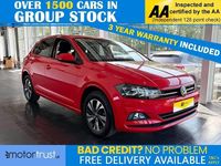Used VW Polo Match 95 HP (69 kW) 2021 Red Hatchback