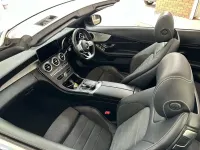 Used Mercedes C200 AMG line 198 HP (145 kW) 2019 Black Cabriolet