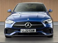 Used Mercedes C300e AMG line 2022 Spectral blue Sedan