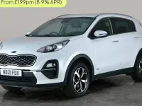 Używany Kia Sportage 177 KM (130 kW) 2021 Biały SUV