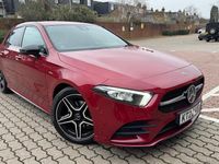 Used Mercedes A180 AMG line 136 HP (100 kW) 2022 Red Hatchback