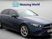 Used Mercedes A250 AMG Line Premium 218 HP (160 kW) 2022 Blue Hatchback