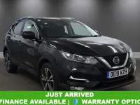 Used Nissan Qashqai N-Connecta 140 HP (102 kW) 2019 Black SUV