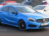 Used Mercedes A180 AMG 109 HP (80 kW) 2014 Blue Hatchback