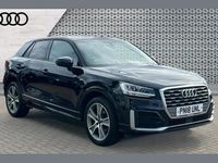 Used Audi Q2 S-Line 116 HP (85 kW) 2018 Mythos black, metallic SUV