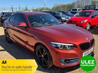 Used BMW 220 Sport Line 184 HP (135 kW) 2018 Orange Coupe