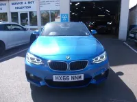Used BMW 220 M Sport 190 HP (139 kW) 2016 Blue Cabriolet