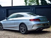 Used Mercedes C200 AMG line 184 HP (135 kW) 2023 Silver Coupe