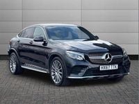 Used Mercedes GLC350 AMG line 258 HP (189 kW) 2017 Obsidian black Coupe