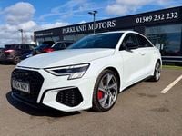 Used Audi S3 Black Edition 2024 White Sedan