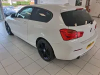 Used BMW 118 Sport Line 136 HP (100 kW) 2018 White Hatchback