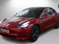 Used Tesla Model 3 Long Range AWD 366 kW (498 HP) 2019 Red Sedan